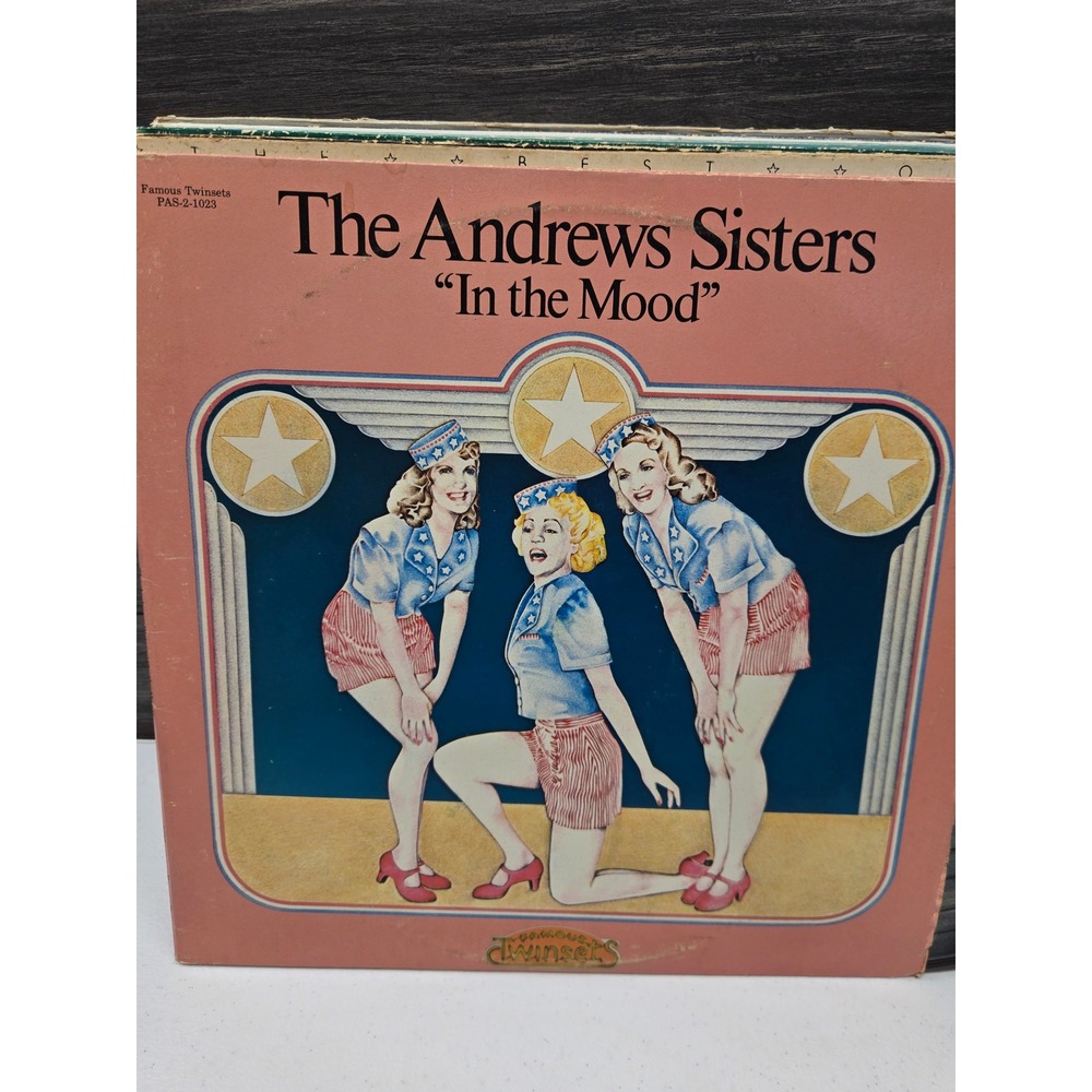 The Andrews Sisters In the Mood Vinyl Record Album‎ Famous Twinsets PAS-2-1023
